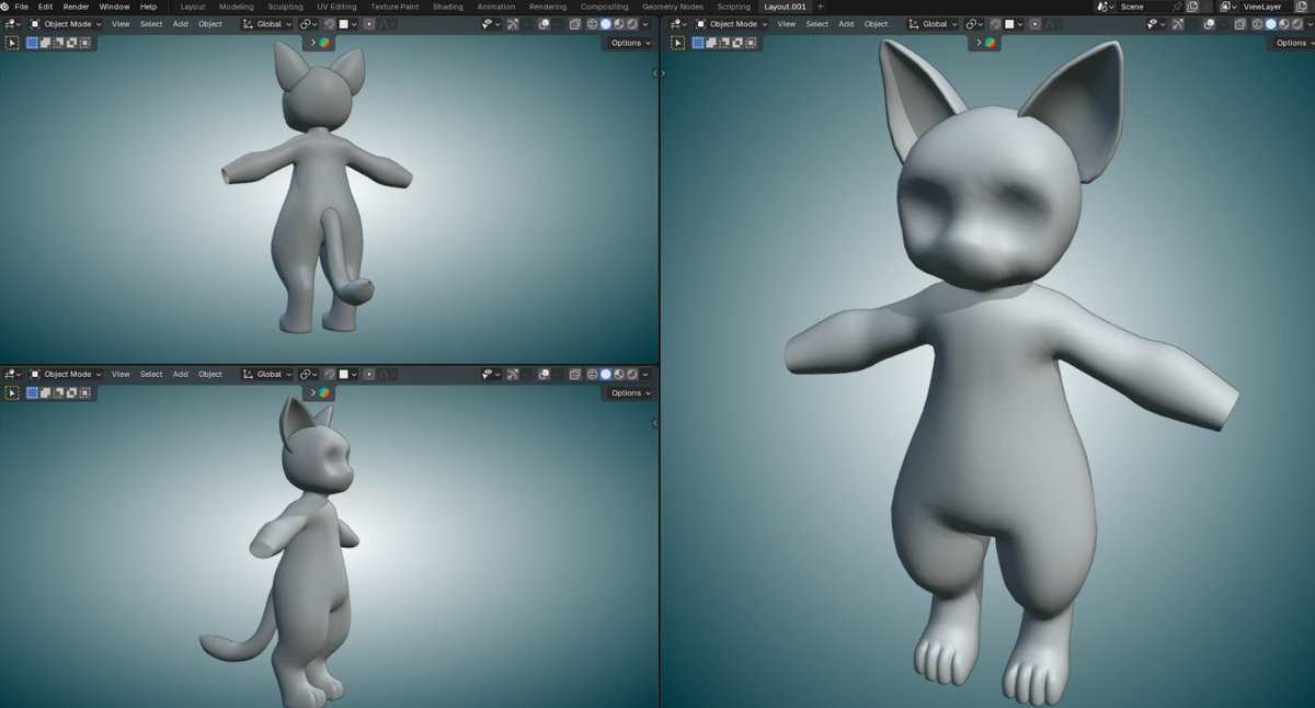 since I got some free time, I try to build a new 3D Vtuber style, guess what style this gonna be? :D

#smallartists #artmoots