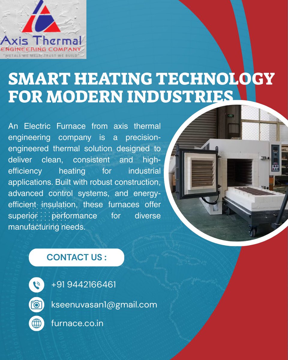 axisthermal's tweet photo. Manufacturer of  HEAT TREATMENT FURNACE
https://t.co/dIdaptXQu8 https://t.co/FegN9NMorU