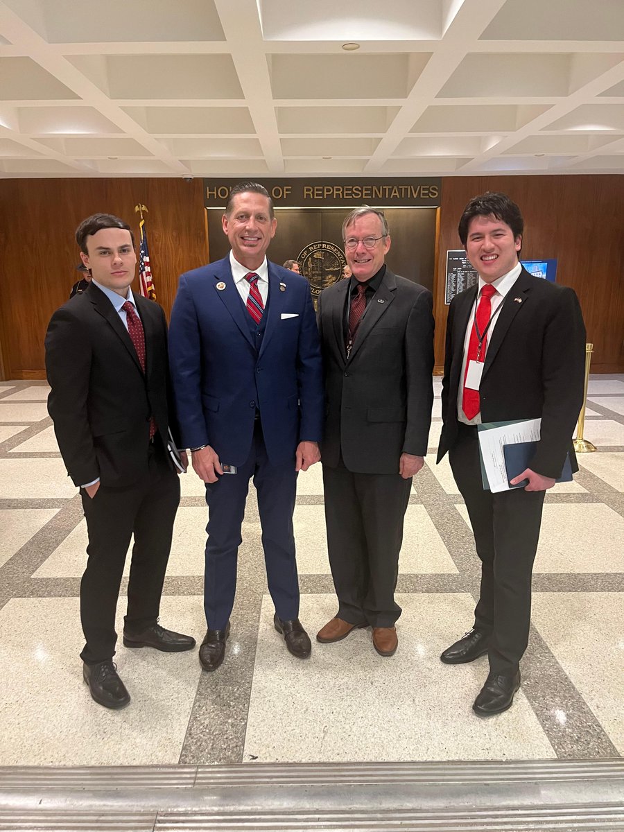 Great moment for Jason meeting his State Rep, Taylor Yarkosky 

As a recent Liberty University grad, he brings real insight on today’s job market; making conversations like this with the Vice Chair of the Education &amp; Employment Committee even more impactful.