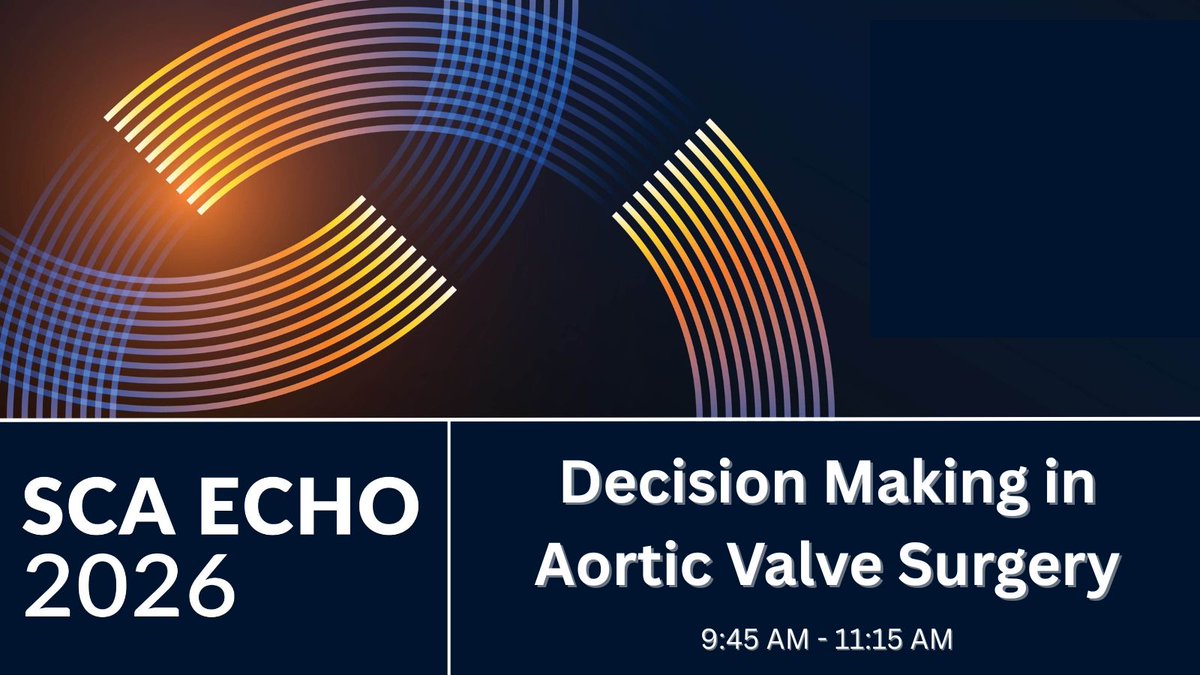 Society of Cardiovascular Anesthesiologists | SCA tweet media