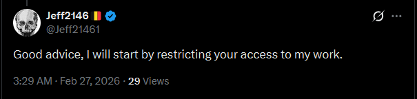 dumbass doesnt know how blocks work 😂