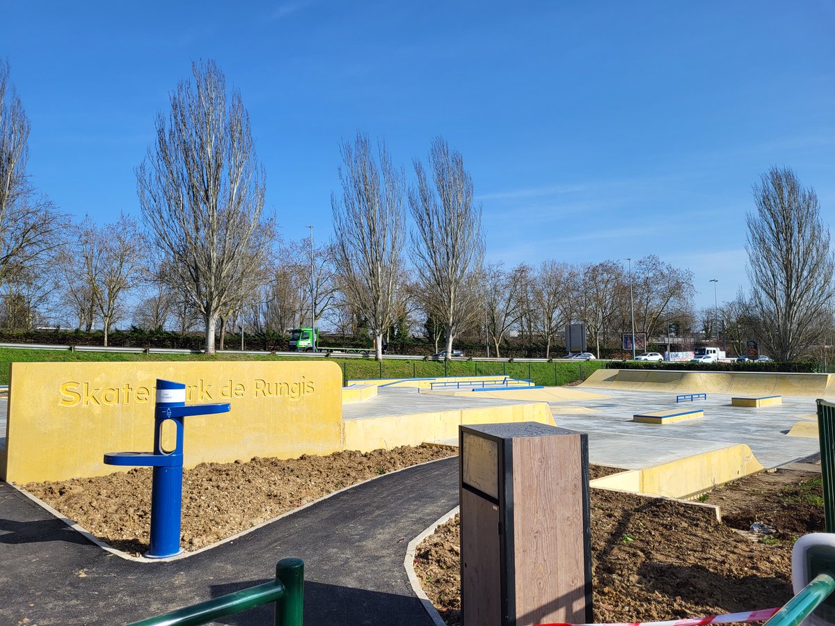 Rungis94150's tweet photo. Réouverture du #skatepark ce samedi 28 février 🛹
Après plusieurs mois de travaux et une réfection complète, il s’apprête à accueillir de nouveau le public. Une réouverture très attendue par les usagers !

+ d'infos : https://t.co/t2lwylpsIU https://t.co/Kl3l46ioFn