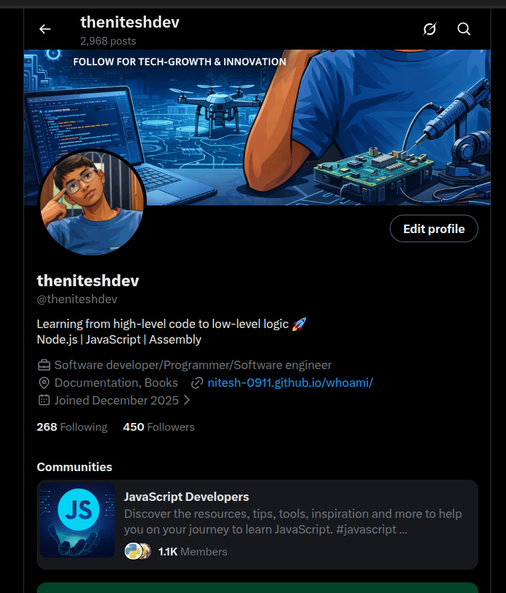 nitesh.asm tweet media