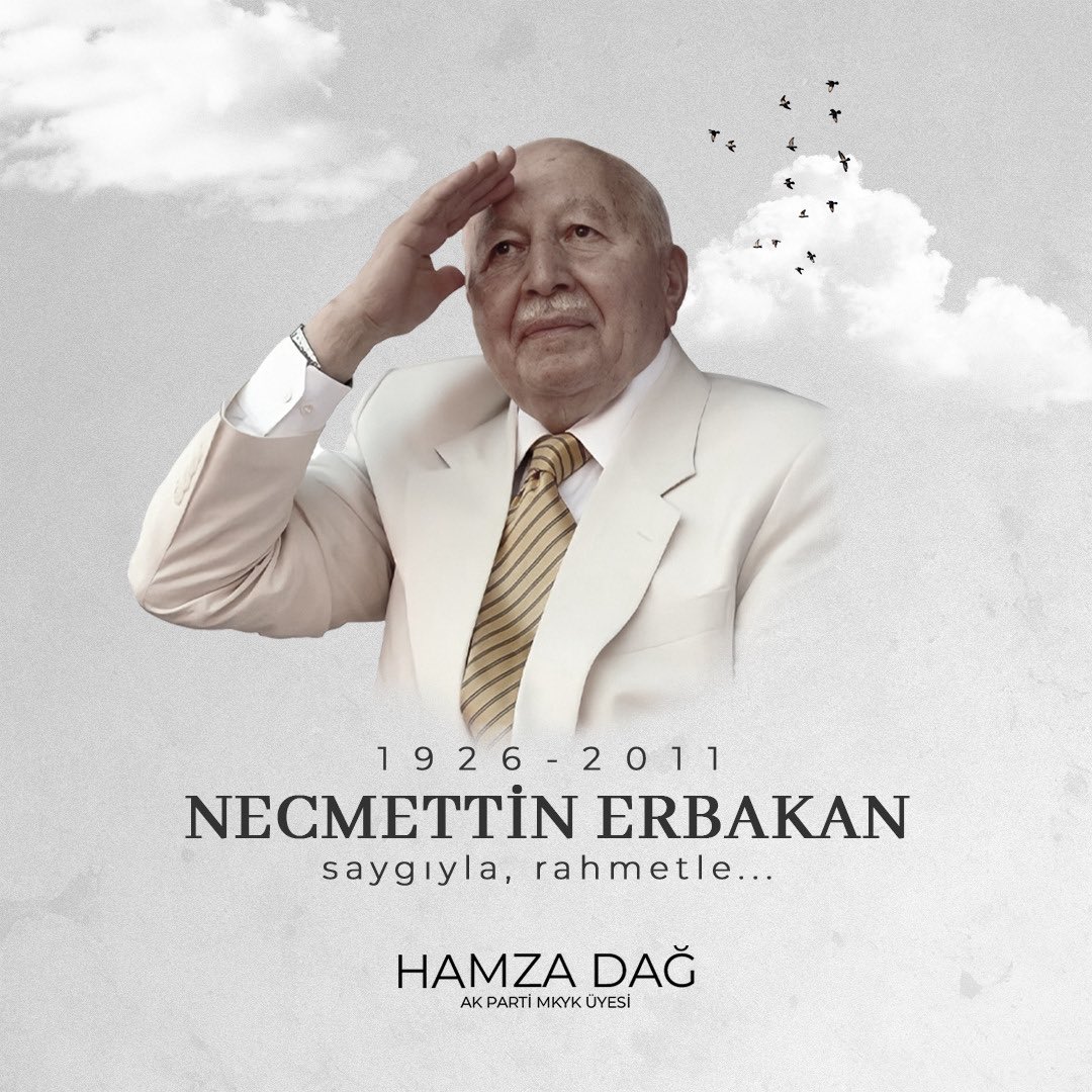 Milli Görüş Hareketi’nin kurucusu Necmettin Erbakan’ı ebediyete göç edişinin yıl dönümünde rahmet ve saygıyla anıyorum.

Ömrü boyunca inandığı değerler, uğruna verdiği mücadele ve ülkemize yaptığı hizmetler daima anımsanacaktır. 

Mekânı cennet olsun.