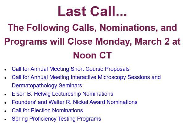 American Society of Dermatopathology tweet media