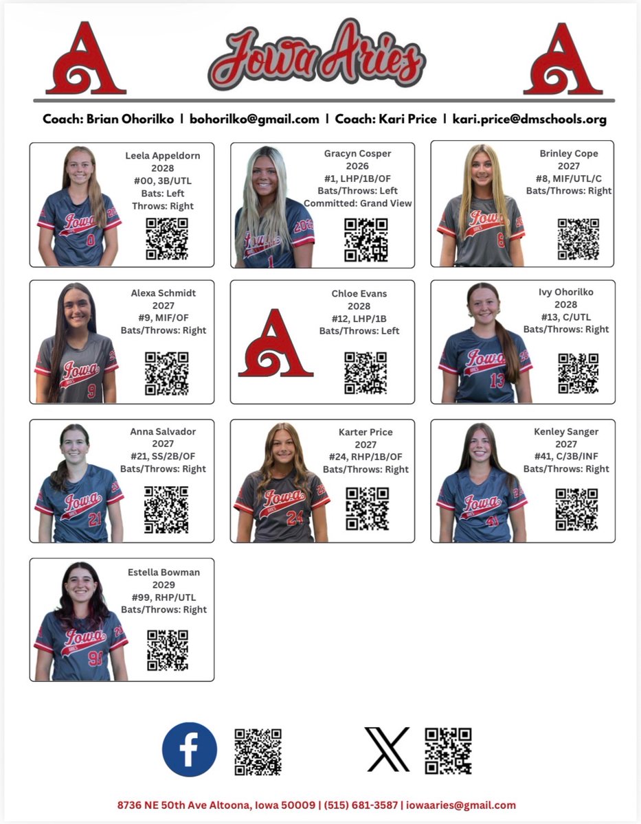Good luck and safe travels to Iowa Aries 18u as they travel to Burlington to compete in the PG March Madness tournament this weekend! Go Aries!!