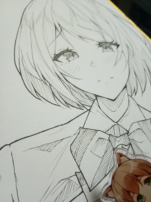 今日のアナログ🖊️🙃😹色紙 