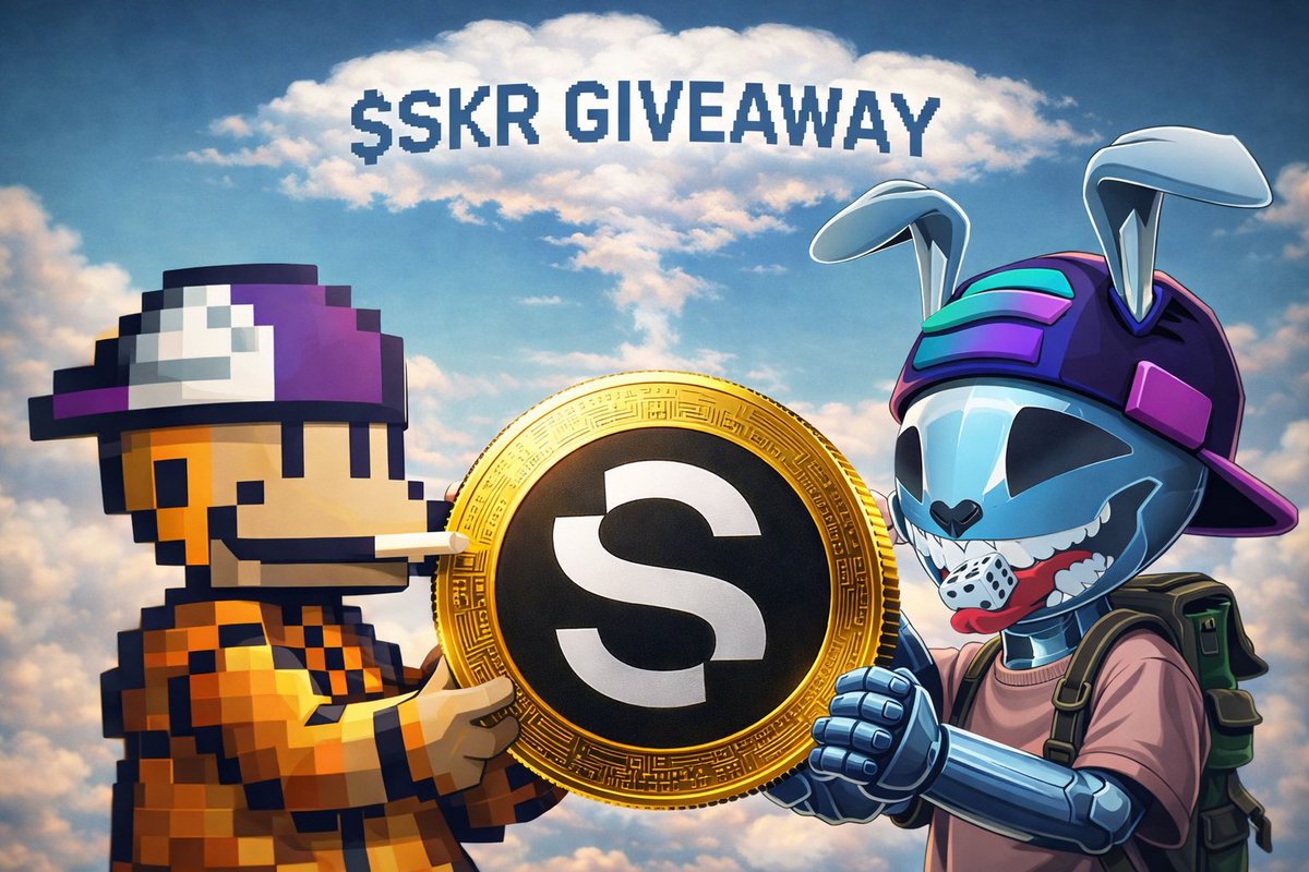 🎁 1000 $SKR Giveaway 🎁

$SKR is a vibrant community that boasts numerous legends and creators!

Denis and I decided to host a joint giveaway!

We r giving away:
👉1000 $SKR 

HOW TO JOIN?
-Tag 2 friends
-Like &amp; RT 
-Follow
 <a href="/scemgtfo/">SCEMgtfo</a> &amp; <a href="/ImDenixSol/">Denis</a> 

48hr.  1 winner. Go!