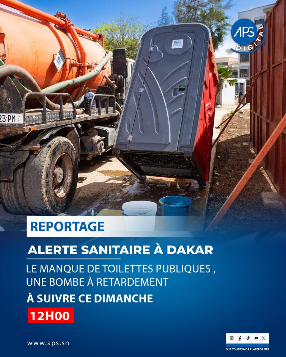🟦 À Dakar, trouver des toilettes publiques tient souvent du parcours du combattant. 

Dans les marchés, autour des gares routières ou en plein centre-ville, l’absence  ou la rareté d’infrastructures sanitaires plonge habitants et visiteurs dans des conditions d’hygiène