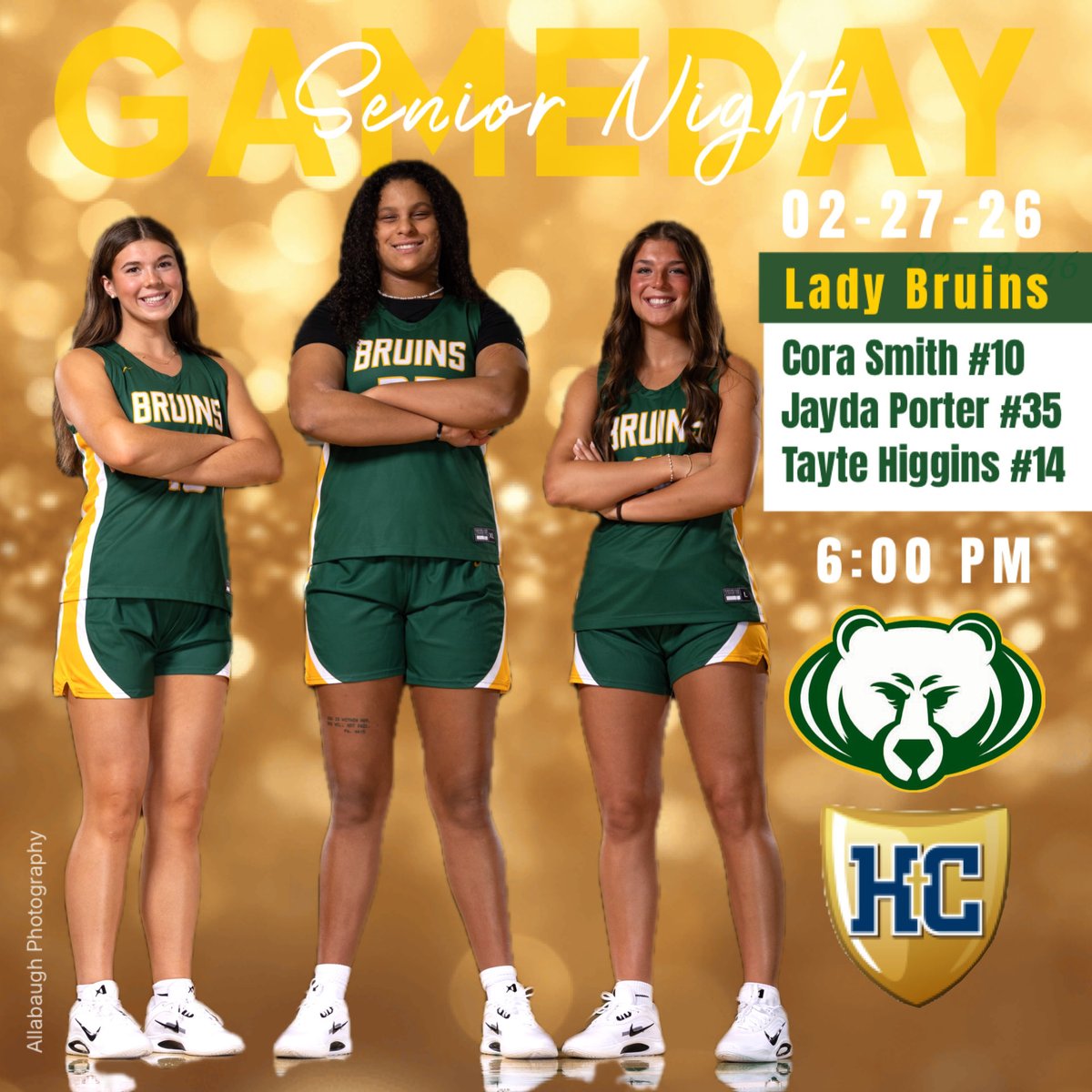 RockBridgeGBK's tweet photo. Special GAMEDAY as we celebrate our 3 amazing Seniors as we conclude our regular season. Bruin fans please come and show your appreciation for all Cora, Jayda and Tayte have given to our program and community!💚💛🏀#lockin https://t.co/GvbA145DFQ