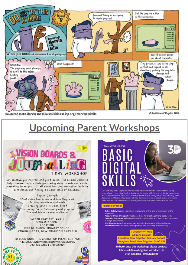 NewBrightonPS's tweet photo. This week's newsletter is out now 😊 Download the full version from the school website https://t.co/8ISbxO6KIv https://t.co/Vl1aYOptyF
