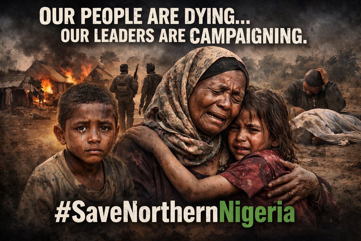 Bauchi is bleeding. Katsina is mourning. Kebbi is grieving. Zamfara is under siege.
Benue isn't safe. So is Plateau.

Families are being torn apart by bandits and terrorists. 

Children are orphaned. Mothers are burying their sons. 

Villages are burning.

Yet, the political