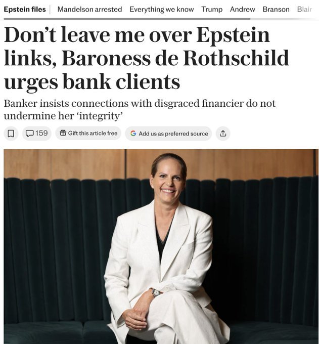 Baroness Ariane de Rothschild pleads with clients to not leave