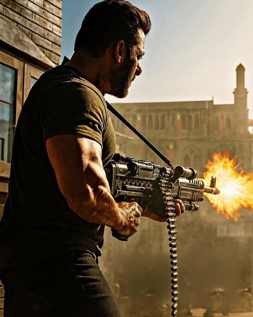 Bollywood2026's tweet photo. #SalmanKhan &amp; #SandeepReddyVanga are teaming up for a gritty, ULTRA-VIOLENCE Crime Thriller! 🔥

​BHAIJAAN in the #Animal universe? 
​#SalmanKhan𓃵 https://t.co/SaFPTbC56D