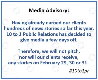10 to 1 PR tweet media