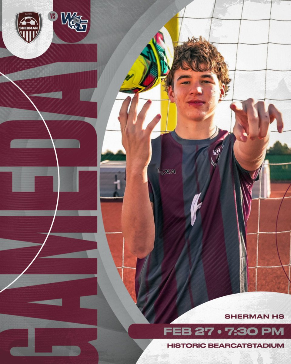 SHBearcatSOC's tweet photo. Come out to Bearcat Stadium as we take on Walnut Grove. 
F: 4:15
JV: 5:45
V:7:30
#WinTheDay https://t.co/9AjzkiYe03
