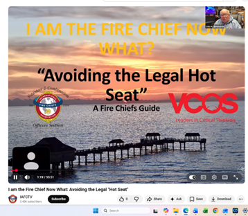 IAFC VCOS Section tweet media