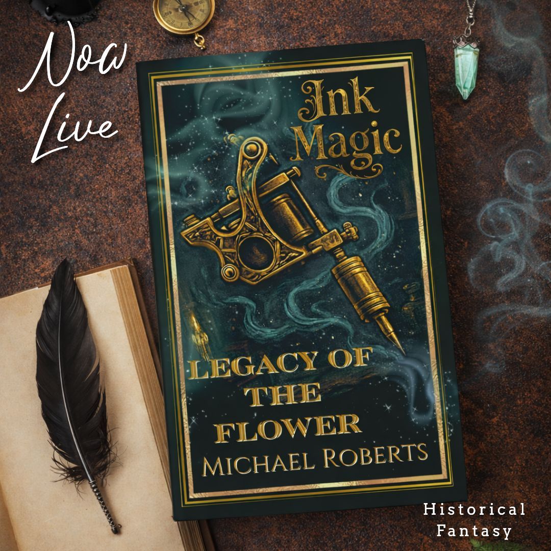 RABTBookTours's tweet photo. Now Live, Ink Magic - The Legacy of the Flower by Michael Roberts - Historical Fantasy 

https://t.co/gyoGDjoLPy

#RABTBookTours #InkMagic #TheLegacyoftheFlower #MichaelRoberts #Historical #Fantasy https://t.co/B0xdALABZv