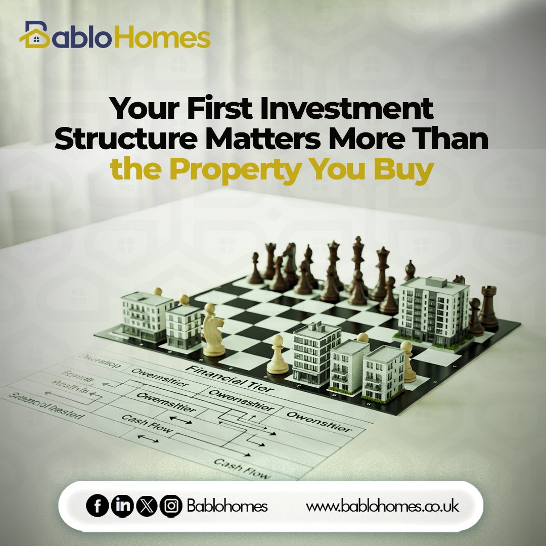 Your structure is as important as the property.
Personal Name: Simple, quick, great for your first buy. Limited Company: Tax efficient, asset protection, &amp; built for scaling.

Choose right before you buy.

NB:This is not financial advice

#UKProperty #BabloHomes #WealthStrategy