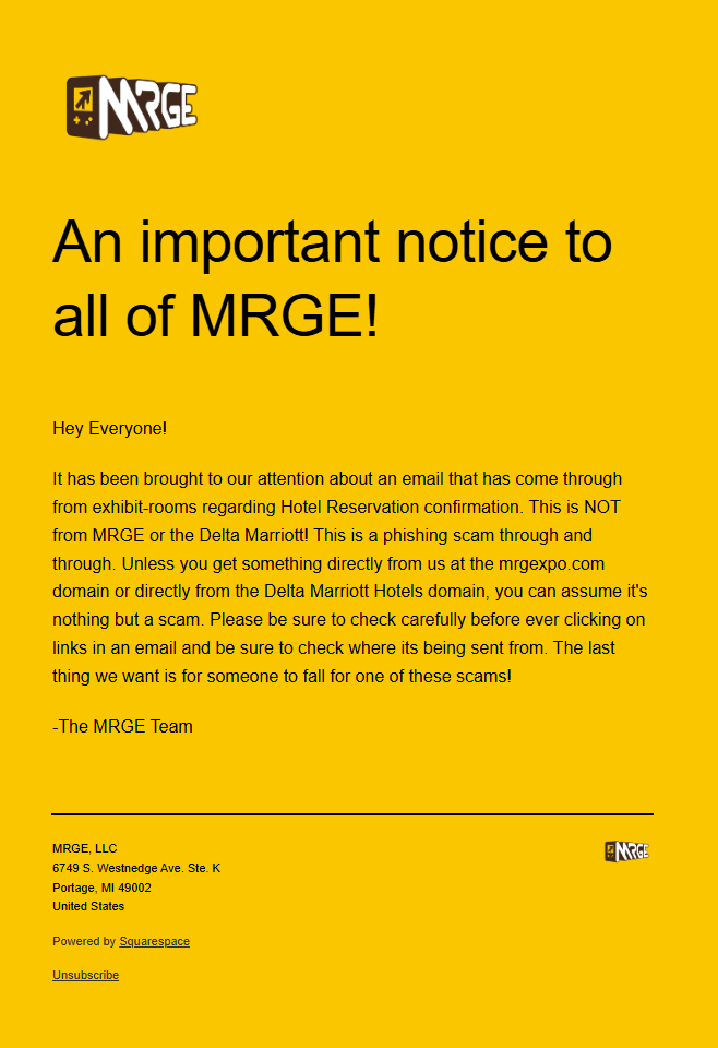 IMPORTANT ANNOUNCEMENT!