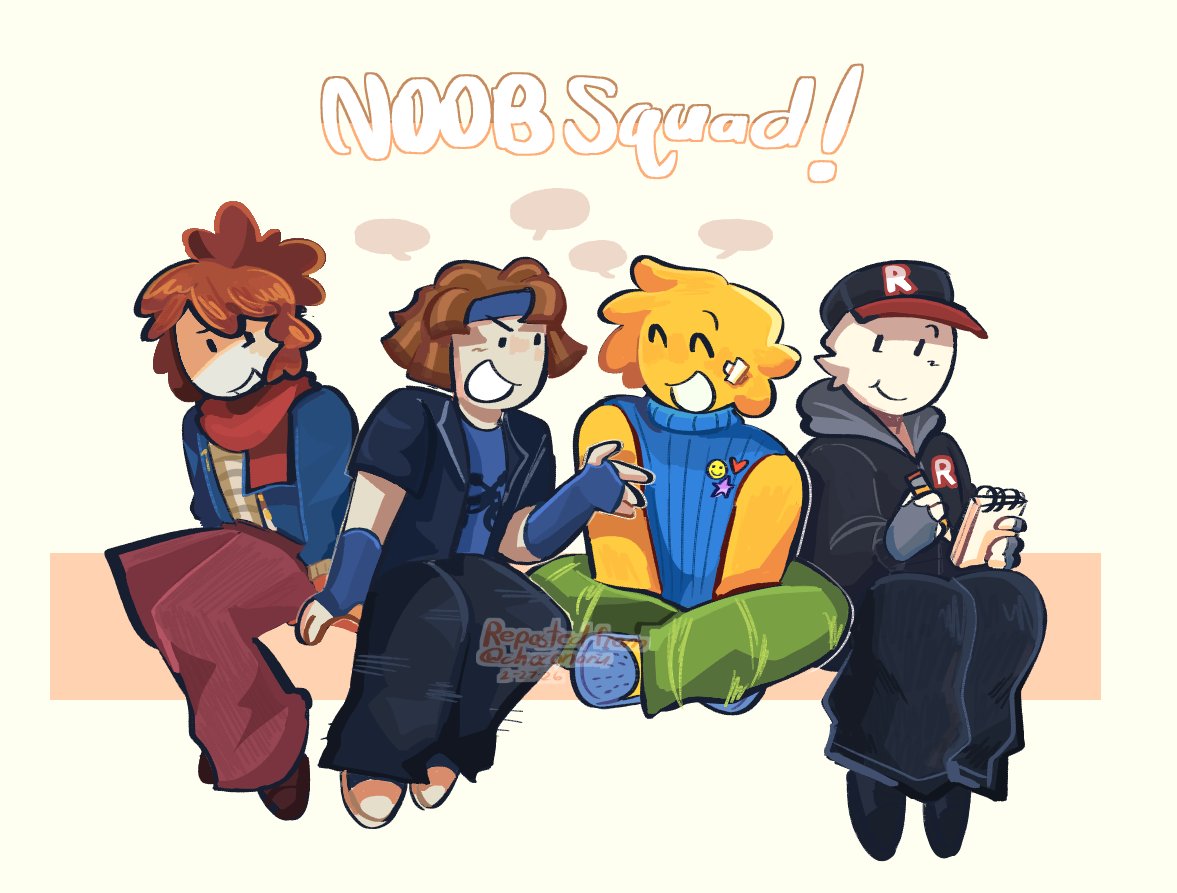 This series brings me immense joy :] #noobsquad #robloxart