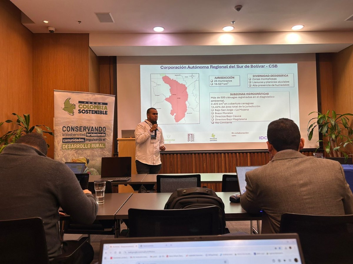 corpocsb's tweet photo. La Corporación Autónoma Regional del Sur de Bolívar – CSB participó en el Taller de Alto Nivel sobre Gestión de Ciénagas en Colombia (25 y 26 de febrero, Bogotá), donde socializó avances en la protección de más de 500 ciénagas en su jurisdicción (2.425 km²).
🌿 https://t.co/Kbtb70bfXE