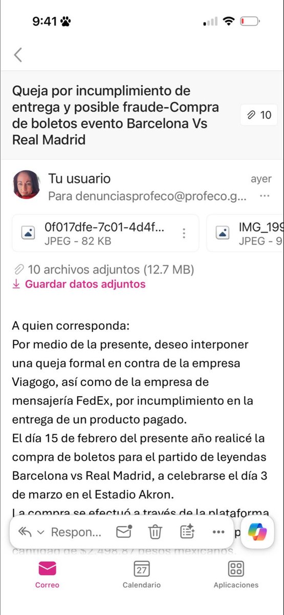 Alex19Gl's tweet photo. @Profeco mi mama realizo una denuncia contra @viagogo y @FedEx por que dicen que entregaron unos boletos para un evento el 3 de marzo y no lo hicieron, hay videos de la camara de mi domicilio donde no se presenta nadie a la hora y el dia que dice que fueron entregados:((((((((((( https://t.co/fYkqLBLTi9
