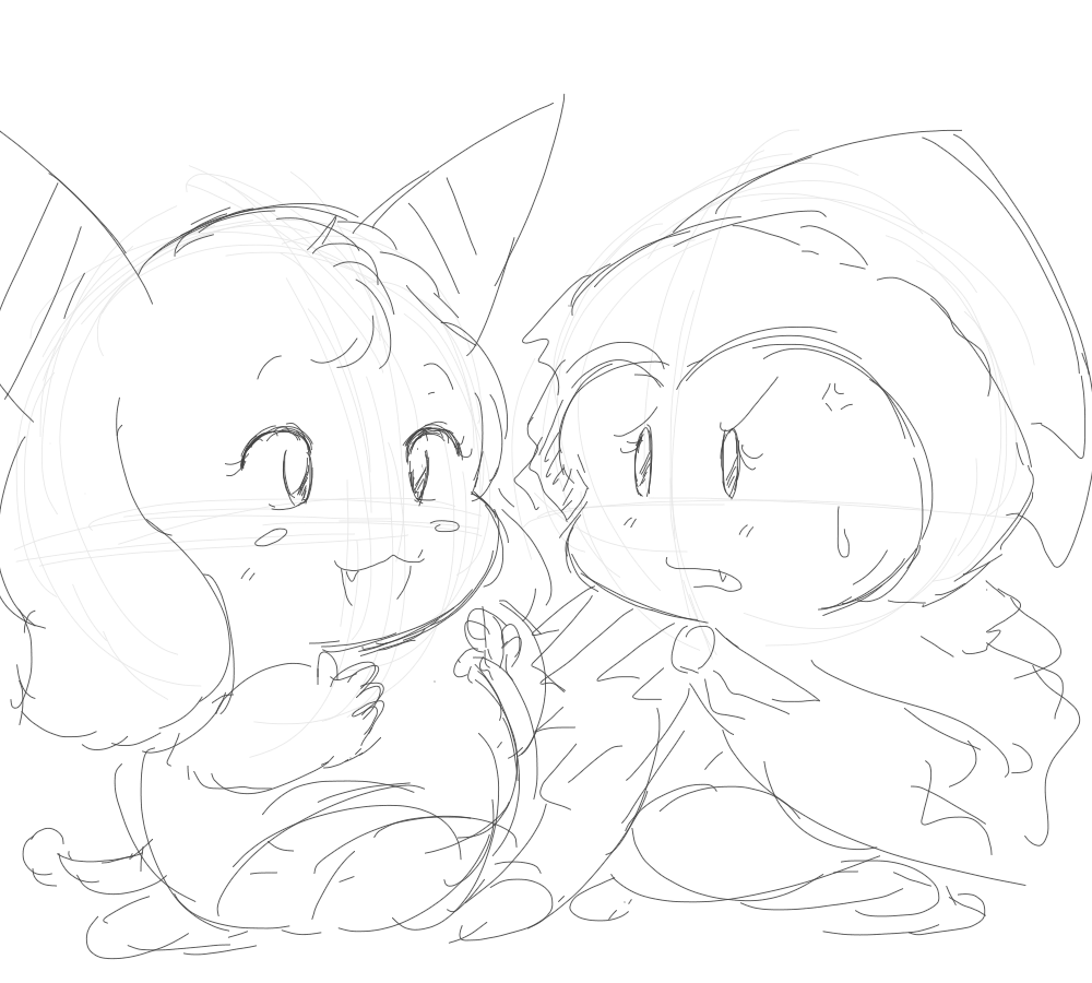 ラッピー「まずセー〇ー服を着て～」
メロディ「だからやらないっていってるでしょ」
ラッピー「メロディ何着ても似合うから大丈夫♪」
メロディ「音楽なの私は！」
ラッピー「うさ耳とか猫耳つけても似合うよ♪」
メロディ「聞いてんの!?」