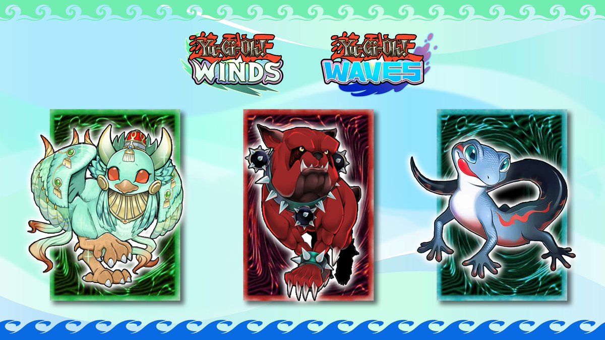 Introducing the one card starters from Yugioh! Winds &amp; Waves!  Say hello to "Simorg, Bird of Beginning", "D/D Dog", and "Yamorimori"!

Who will you Normal Summon, Duelists?