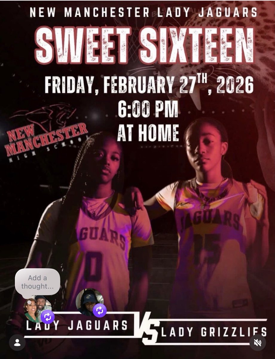 New Manchester Lady Jaguars tweet media