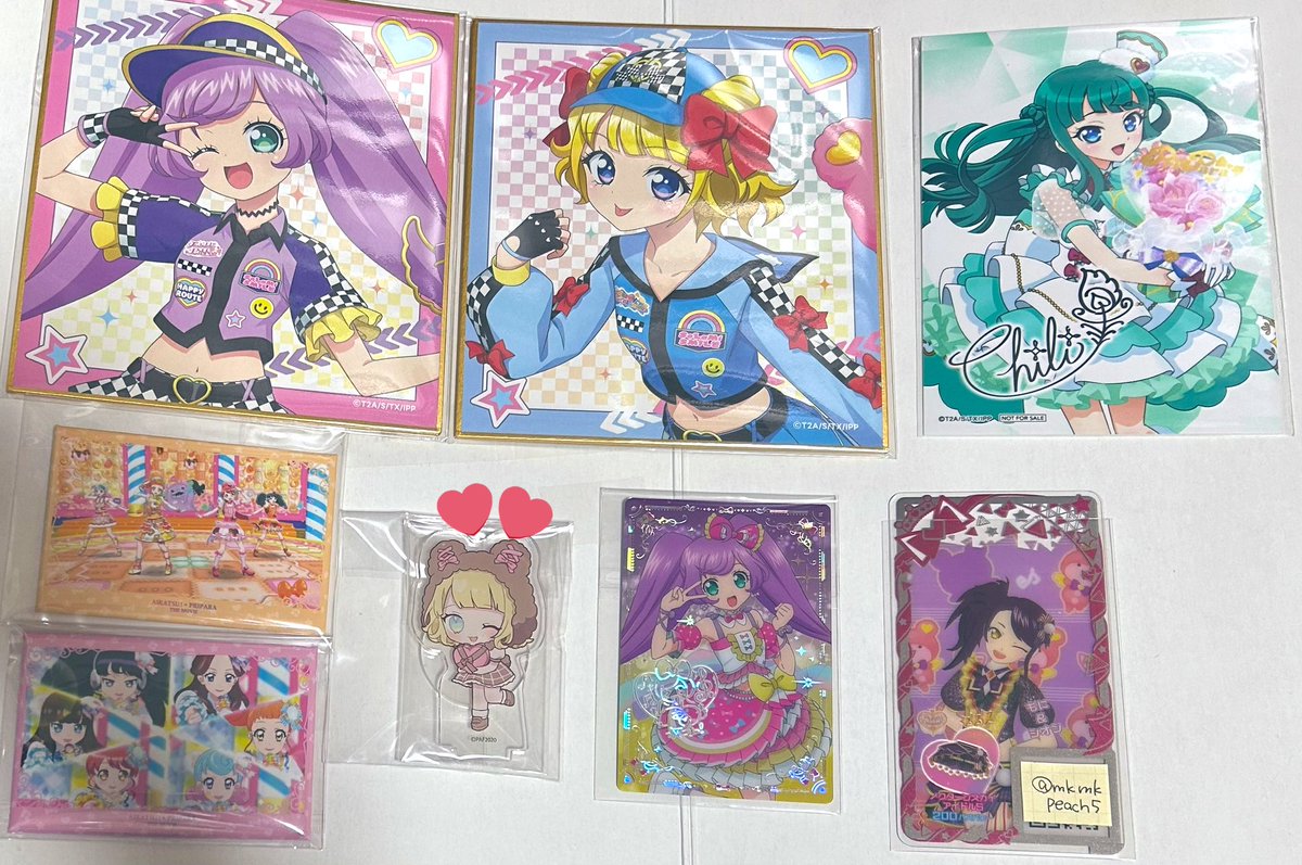 買取 プリパラ グラフアート アクリルぷちスタンド まるくじ