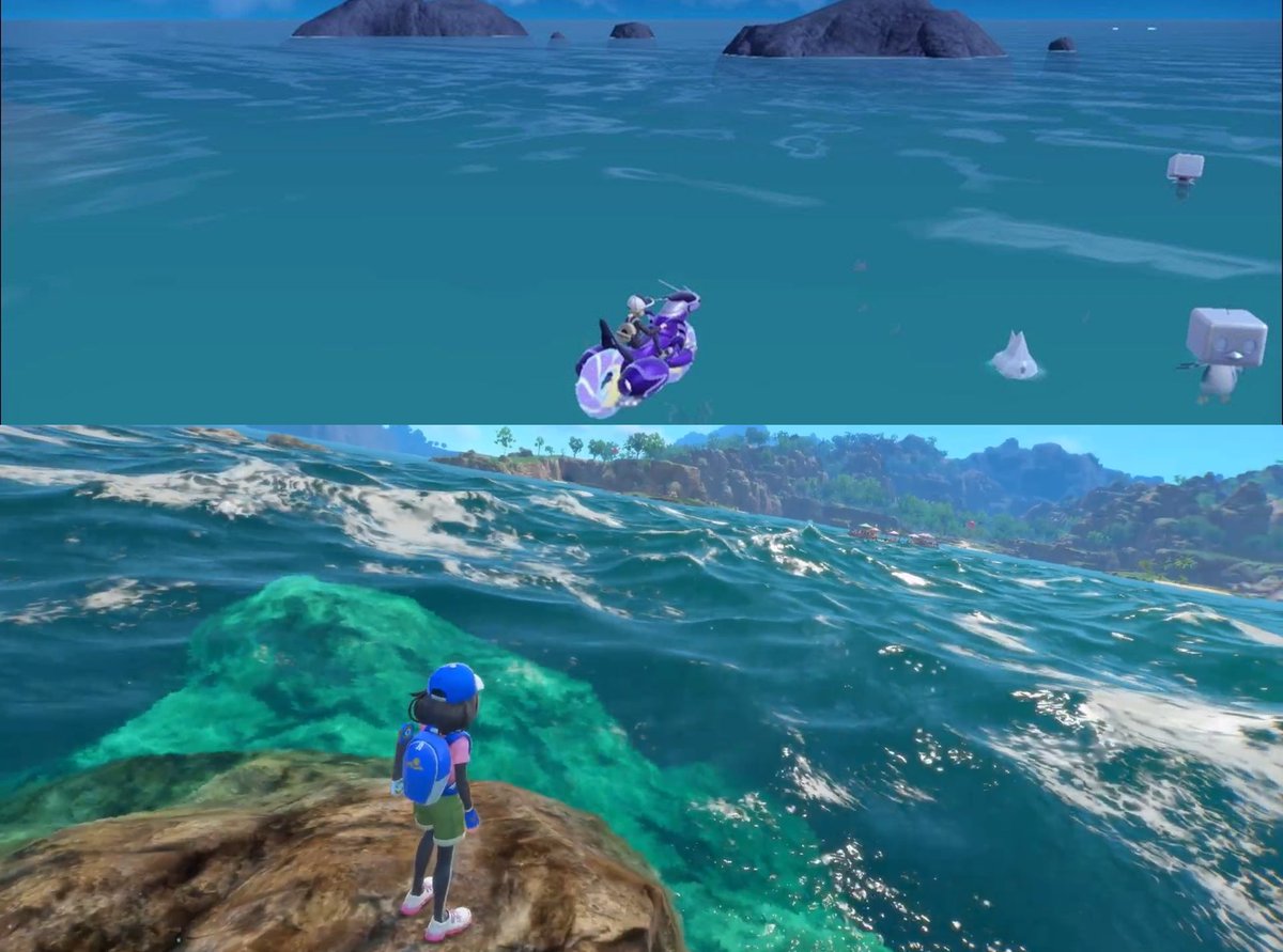 🌊LOOK AT THE WATER🌊

This probably one of the biggest improvements for Pokémon graphics