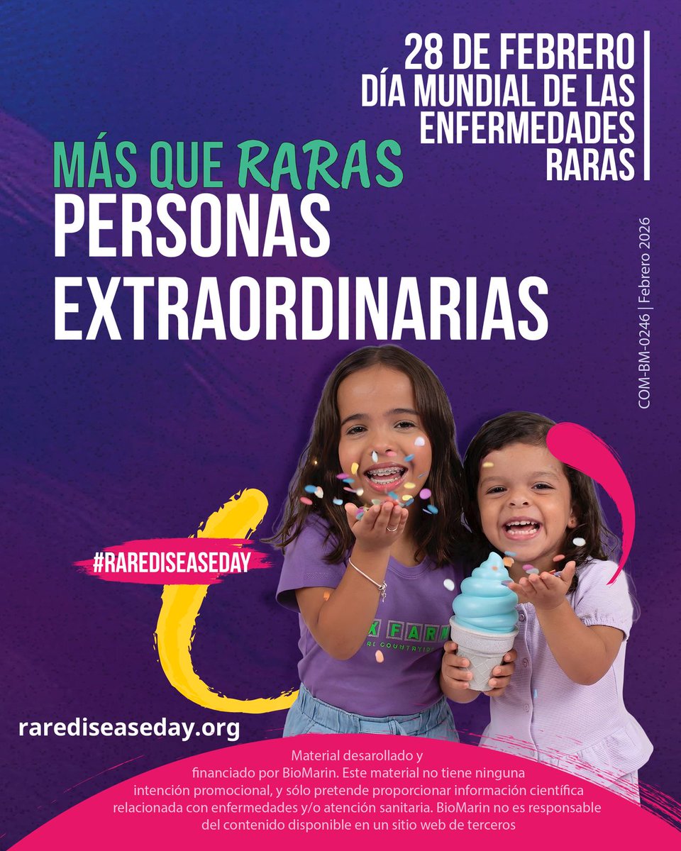 #díamundialenfermedadeshuérfanas #rarediseaseday #18DMEH #UnMundoPorLasEnfermedadesHuérfanas #MasQueRarosExtraordinarios, #EnfermedadesRaras, #RareDiseaseDay, #DiaMundialEnfermedadesRaras, #RaroEsNoConocerlas