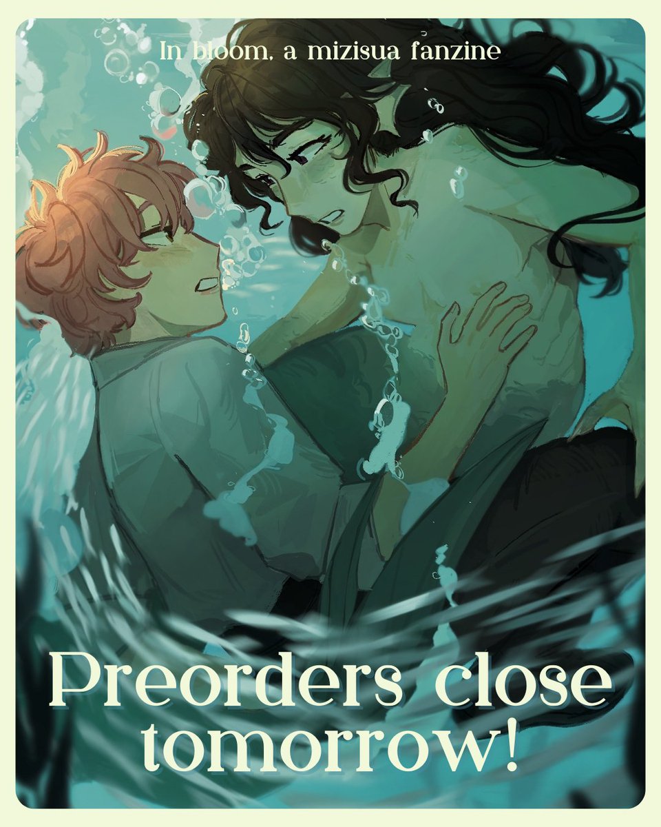In bloom 🌸 a mizisua fanzine - IN PRODUCTION tweet media