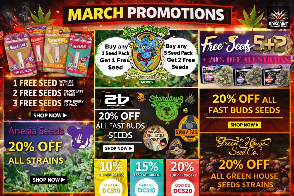 Discount Cannabis Seeds tweet media