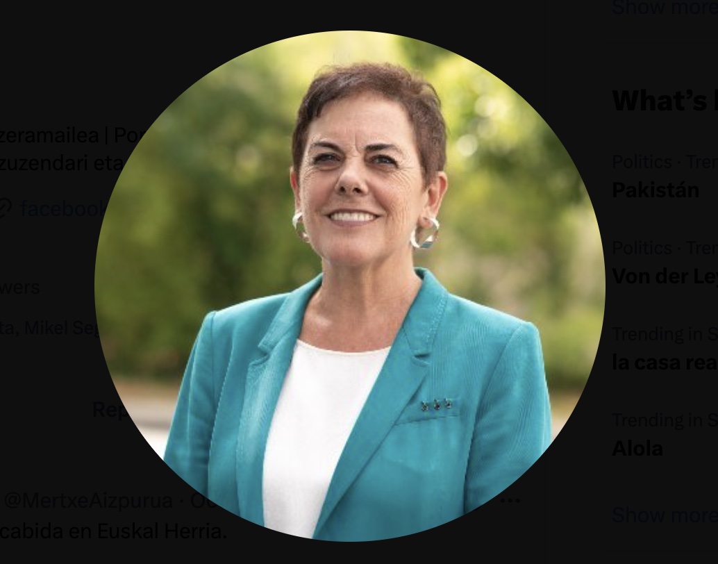 Si se desclasifican los “papeles” de ETA, sale Merche ¿hay apuestas?
Merche Aizpurua fue pieza fundamental del entramado comunicativo que sostuvo la narrativa del entorno de ETA durante décadas.
Su relación con la banda y su influencia se articulan principalmente a través de tres