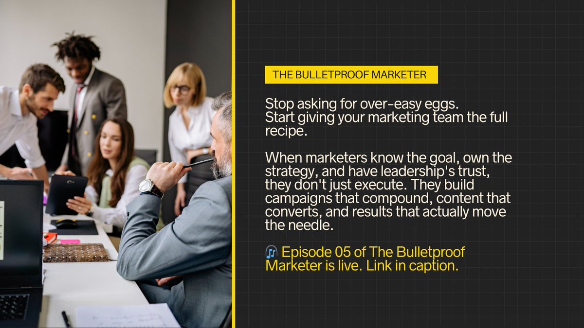 Bulletproof Marketer tweet media