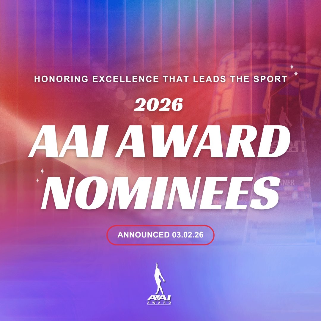 The countdown is ON.

On Monday, March 2nd, we unveil this year’s standout senior female gymnasts.

Stay tuned for the official release of the 2026 AAI Award nominees!✨