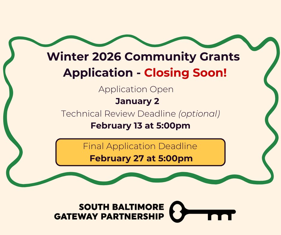 South Baltimore Gateway Partnership tweet media