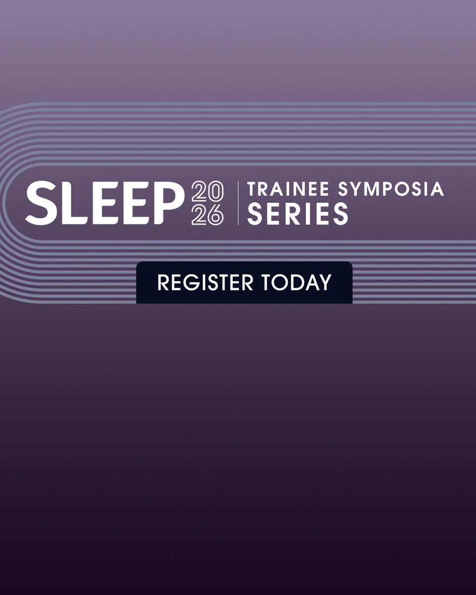 Sleep Research Society tweet media