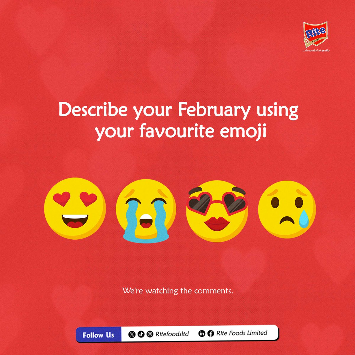February was a lot. Sum it up in one emoji