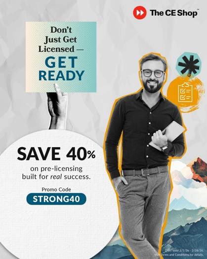 WyndRealty's tweet image. 40% OFF Pre-License – Ends Tomorrow

🚨 Future agents, this is it.
Take 40% OFF Pre-License Classes today.

Enroll 👉 Wynd.TheCEShop.com
Use code STRONG40

⏳ Ends tomorrow.

#WyndRealty #FutureAgent