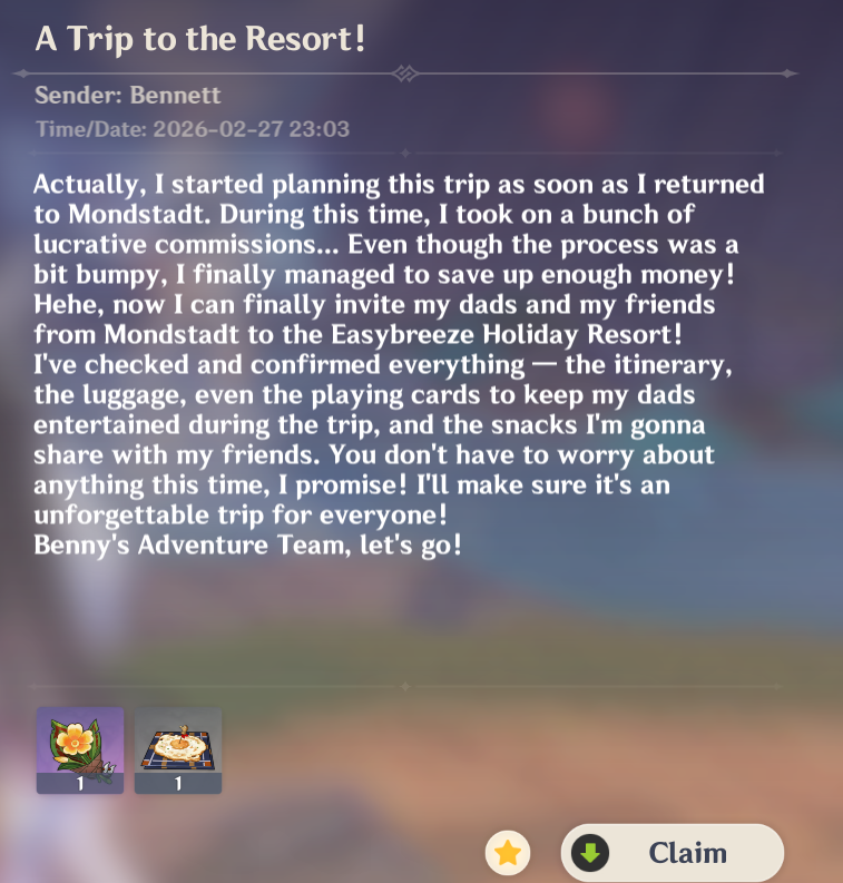 Happy Birthday Bennett 
#ベネット生誕祭2026 #GenshinImpact #原神 #원신 #Bennett