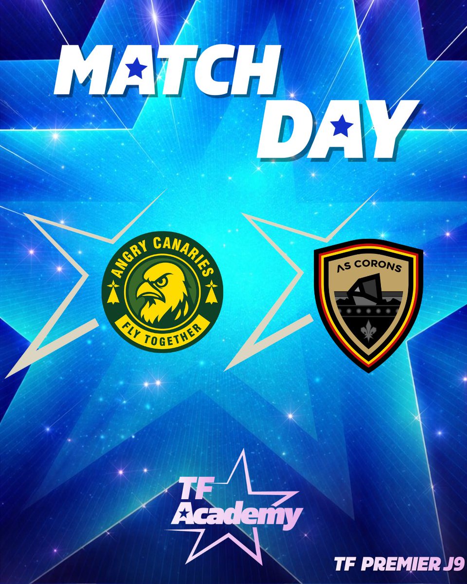 ASCoronns's tweet photo. J9️⃣@_TFFederation_ PL1️⃣
🆚@AngryCanaries
⌚️21h00
📲 #ACASC
#GoCorons 🤎💛 https://t.co/XBpAAIMmbo