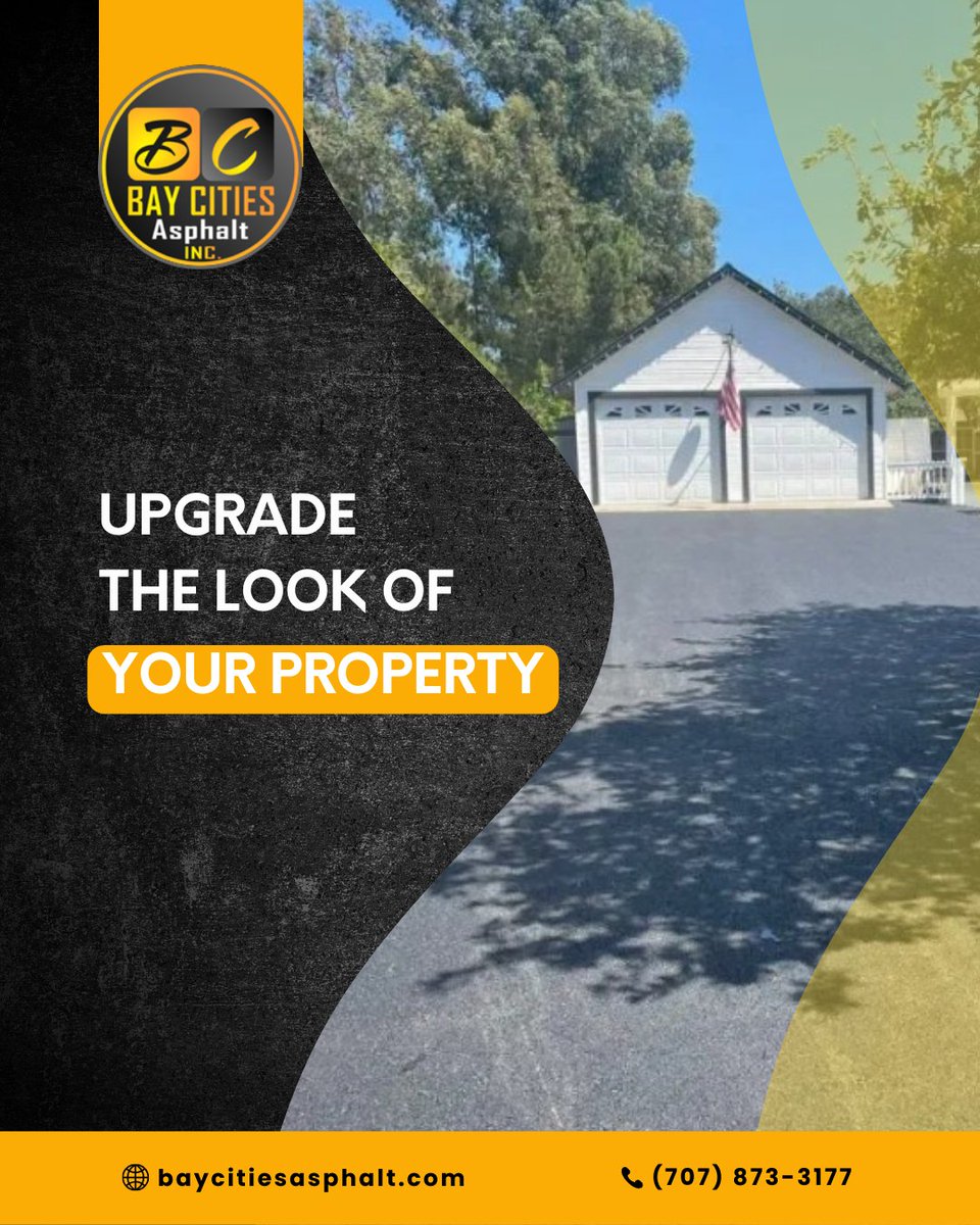 AsphaltBay's tweet photo. Freshly restored asphalt enhances the appearance of residential and commercial spaces—making them more attractive to residents, customers, and investors alike. 
📞(877) 908-7987
💻https://t.co/Uyczhita94
#PropertyImprovement #CurbAppeal #CommercialProperty #asphaltexpertsocala https://t.co/rRCIy5sG40
