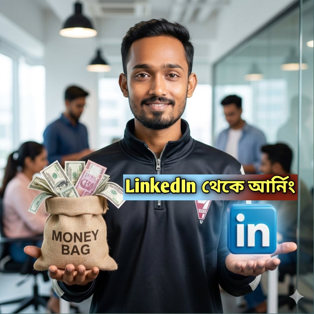 abdurrahimoffic's tweet photo. LinkedIn শুধু চাকরির জন্য না— এটা ইনকামের শক্তিশালী প্ল্যাটফর্ম। 

LinkedIn থেকে আর্নিং করা যায়—

✔️ ফ্রিল্যান্স সার্ভিস অফার ��রে
✔️ ক্লায়েন্ট আউটরিচ করে
✔️ রিমোট জব নিয়ে
✔️ পার্সোনাল ব্র্যান্ড তৈরি করে

#linkedinearning
#freelancing
#clienthunting
#onlineincome https://t.co/EOTWkNy3Ba