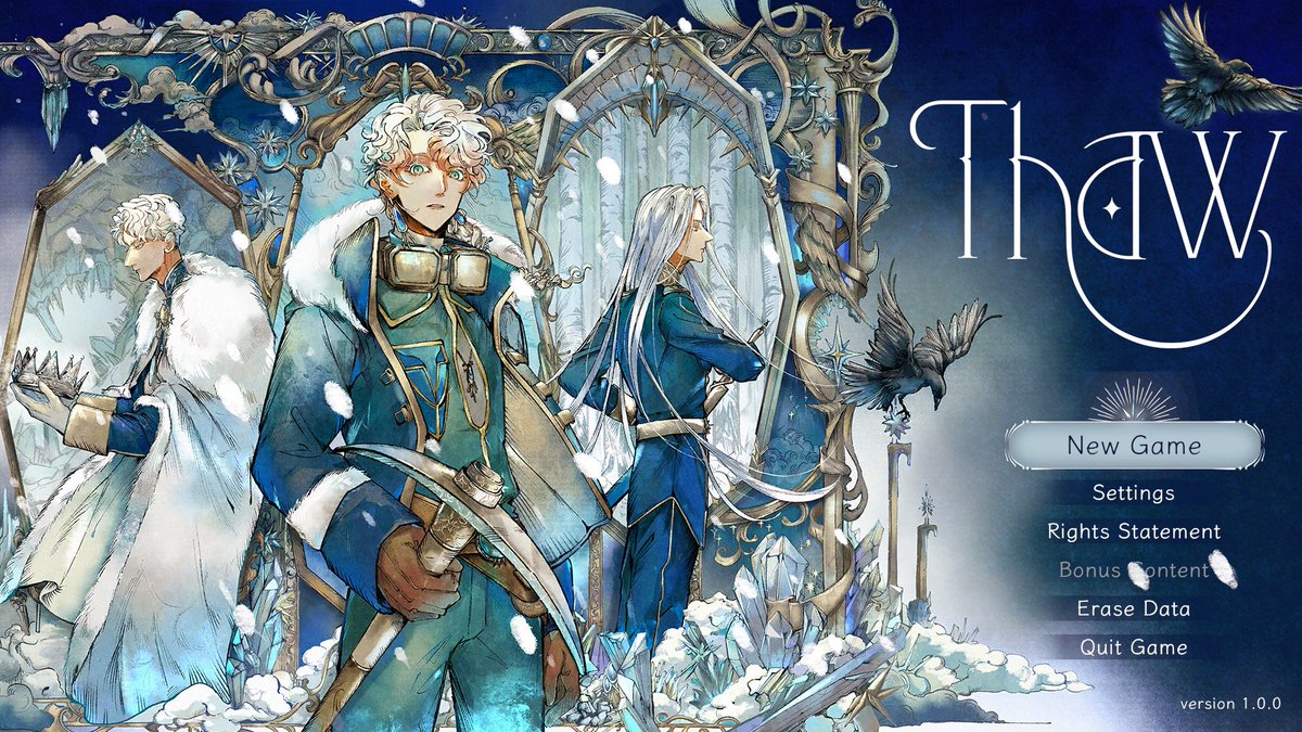 paochanzzz's tweet photo. Released Thaw ❄✨
A quiet, gentle mining visual novel that brings small moments of achievement to sleepless nights.
Mine ores, offer them to the crow, read the story, and upgrade your gear 📖⛏
Clear in about 1 hour ⌛ #Thaw #indiegame #screenshotsaturday
https://t.co/NWMubzvJk6 https://t.co/c2xSwZ3KVU