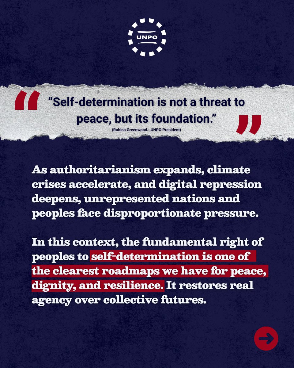 Unrepresented Nations and Peoples Organization tweet media