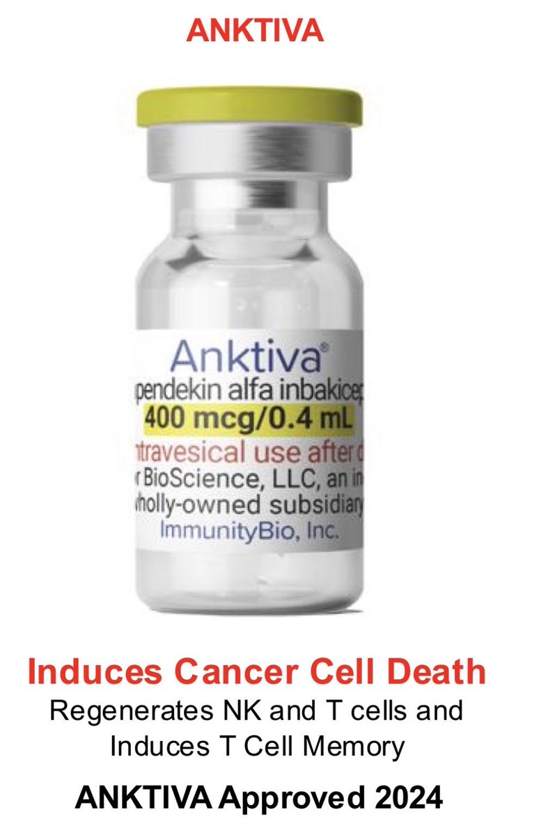 $IBRX - This will become by far the most valuable &amp; important peptide this decade.

Bigger than all GLP-1s combined (Retatrutide &amp; Tirzepatide).

Anktiva is a universal broad spectrum anti-cancer peptide, engineered to have a mechanism of action that works against any cancer