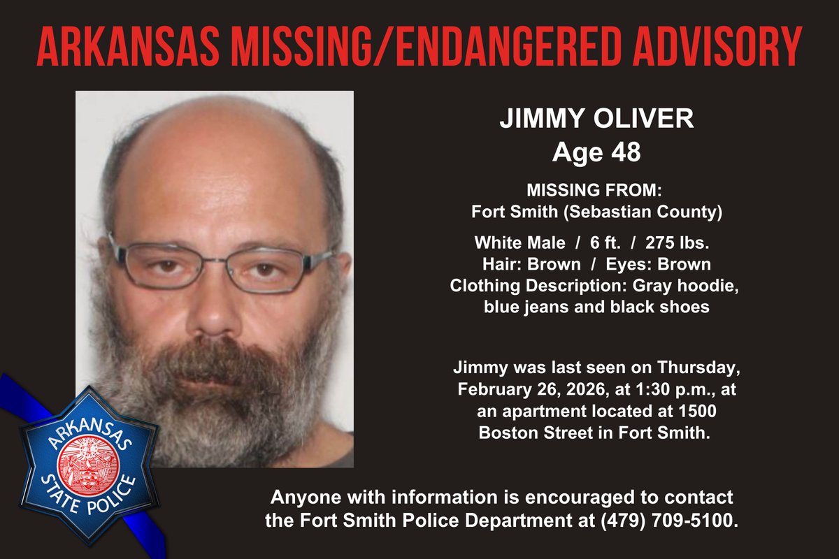 Arkansas State Police tweet media